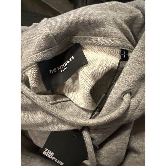 The Kooples Grey Hoodie Cotton Mens Size Small $275 - Picture 4 of 4